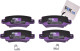 Гальмівні колодки NiBK PN1827 для Toyota Corolla