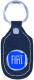 Брелок Vitol з логотипом Fiat чорний 28806