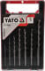 Набір свердл Yato спіральних по бетону YT-4390 4-12 мм 7 шт.