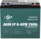 Тяговый аккумулятор LogicPower 6-DZM LP5438 20 Ач 12 В