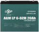 Тяговый аккумулятор LogicPower 6-DZM LP5438 20 Ач 12 В