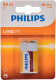 Батарейка Philips LongLife 6F22L1B/10 PP3 (Krona) 9 V 1 шт
