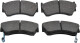 LP1590 Delphi Тормозные колодки для Nissan Almera