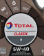 Моторна олива Total Classic 5W-40 5 л на Audi 100