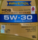 Моторна олива Ravenol HDS Hydrocrack Diesel Specific 5W-30 5 л на Chery M11