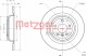Гальмівний диск Metzger 6110763