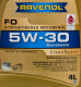 Моторное масло Ravenol FO 5W-30 4 л на Chevrolet Orlando