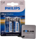 Батарейка Philips Ultra Alkaline LR14E2B/10 C 1,5 V 2 шт