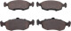 0 986 424 554 Bosch Гальмівні колодки