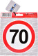 Наклейка ProSwissCar 70 км/ч (NL-002)