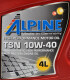Моторное масло Alpine TSN 10W-40 4 л на Hyundai S-Coupe
