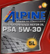 Моторное масло Alpine PSA 5W-30 5 л на Volvo V70