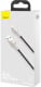 Кабель Baseus Cafule Metal CALJK-01 USB - Apple Lightning 0,25 м