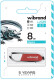 Флешка Wibrand Aligator Dark Red 8 ГБ