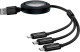 Кабель 3 в 1 Baseus USB - Apple Lightning - type-C - Micro USB Free2Draw P10368700111-02 1,1 м