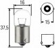 Автолампа Behr Hella Standard R5W BA15s 5 W прозора 8ga002071241
