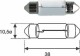 Автолампа Magneti Marelli B2,4W SV8,5-8 10 W прозора 009461100000