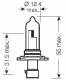 Автолампа Osram Original HB3A P20d 60 W прозора 9005XS