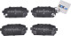 05P1416 LPR Тормозные колодки на Kia Carens