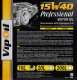 Моторна олива VIPOIL Professional 15W-40 10 л на Suzuki Baleno