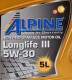 Моторное масло Alpine Longlife III 5W-30 5 л на Toyota Alphard