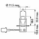 Автолампа Philips MasterDuty H3 PK22s 70 W прозрачная 13336MDB1