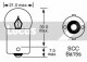 Автолампа Lucas R10W BA15s 10 W прозрачная LLB245T