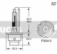 Автолампа Lucas D2R P32d-3 35 W прозора LLD2R