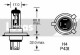 Автолампа Lucas Blue+ LightBooster H4 P43t 55 W 60 W прозрачная LLX472BLX2