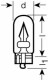 Автолампа Osram Original W3W W2,1x9,5d 3 W прозрачная 284102B