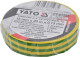 Изолента Yato yt81593 желто-зеленая ПВХ 15 мм х 20 м