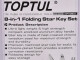 Набір ключів TORX Toptul AIFH0801 T9-T40 8