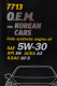 Моторное масло Mannol O.E.M. For Korean Cars (Metal) 5W-30 1 л на Rover 75