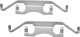 1 987 474 323 Bosch Комплектующие дисковых тормозных колодок