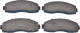 Гальмівні колодки Nipparts J3600313 для Kia Pregio