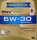 Моторное масло Ravenol RNV 5W-30 5 л на SAAB 9-5