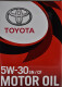 Моторное масло Toyota Motor Oil SN/CF 5W-30 4 л на Chrysler Voyager