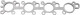 1717338020 Toyota / Lexus / Daihatsu Прокладка выпускного коллектора