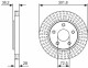 0 986 479 B17 Bosch Тормозной диск