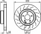0 986 478 470 Bosch Гальмівний диск