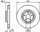 0 986 479 260 Bosch Тормозной диск для Audi A6
