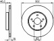 0 986 478 490 Bosch Тормозной диск для Toyota RAV4