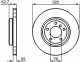 0 986 478 012 Bosch Тормозной диск