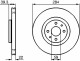 0 986 478 786 Bosch Гальмівний диск
