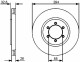 0 986 479 416 Bosch Тормозной диск для SsangYong Rexton