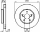 0 986 478 584 Bosch Гальмівний диск