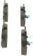 0 986 424 758 Bosch Тормозные колодки для Rover 75