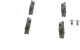 0 986 494 099 Bosch Гальмівні колодки
