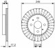 0 986 479 769 Bosch Гальмівний диск