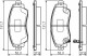 0 986 495 132 Bosch Тормозные колодки для Toyota Corolla